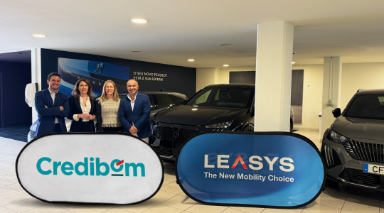 Leasys Portugal e Banco Credibom reforçam sinergias dentro do Grupo Crédit Agricole com entrega de 120 viaturas em 2026